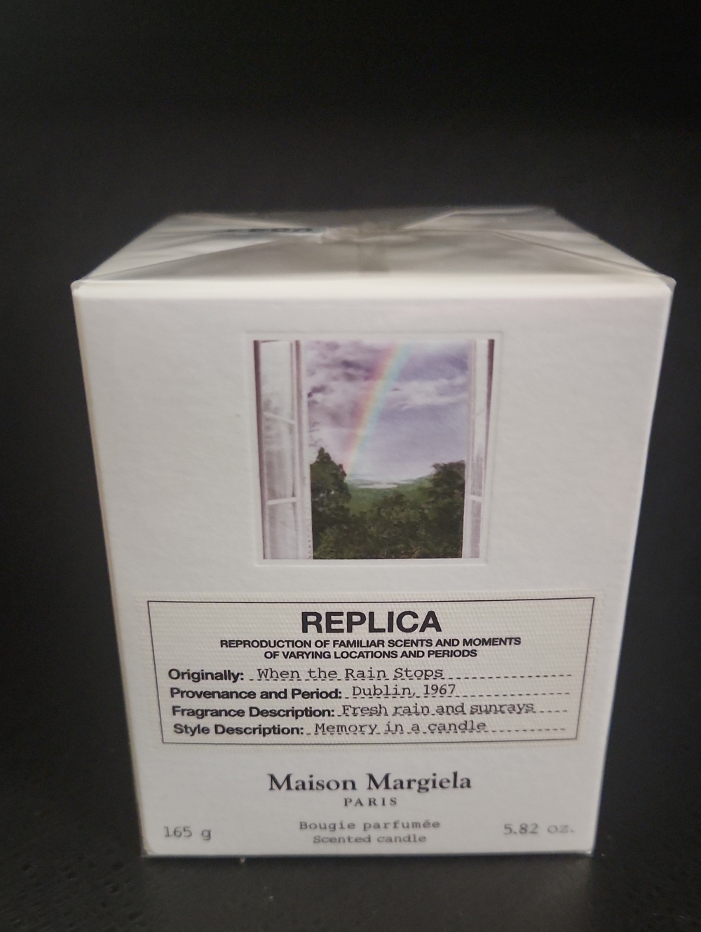 Maison Martin Margiela Replica Scented Candle. When The Rain Stops.